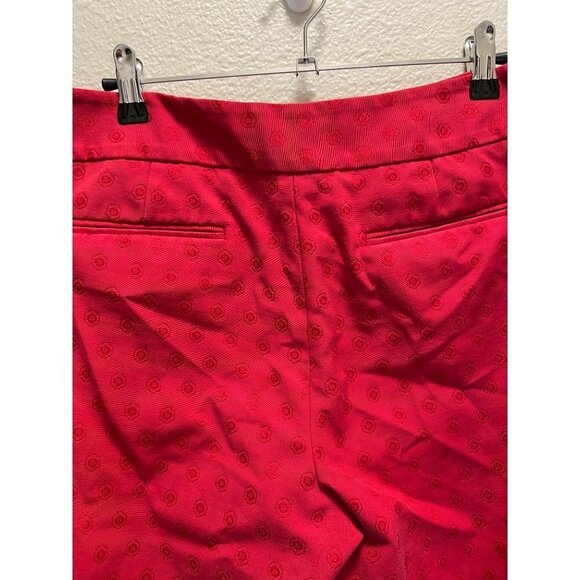 Talbots Heritage Cigarette Pants with embossed design Size  12p - Picture 6 of 6